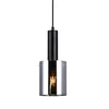 ITALUX PND-5581-1-BK+SG - Luster na sajli SARDO 1xE27/40W/230V crne boje