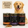 PetPlus Premium set 3 ukusa – piletina, jagnjetina, govedina 3x1240g