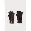 Carhartt WIP Rokavice temno rjava