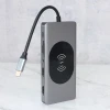 Adapter Type C na LAN Gb Wireless PC SD card TF Type C 3xUSB Audio 2xHDMI i VGA 14 u 1 20cm