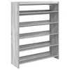 Stalak za cipele boja hrasta 80x25x100 cm konstruirano drvo
