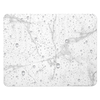Douceur d intérieur Kopalniške preproge TAPIS DE BAIN 35x45 CM DIATOMITE IMPRIMEE AQUA Bela