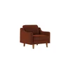 ATELIER DEL SOFA 1-Seat Sofa fotelja Robin 1 Tile Red Walnut