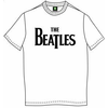 The Beatles Unisex majica Drop T Logo White (Retail Pack) XXL