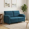 Vidaxl Kavč Modra 174 x 85 x 93 cm Žamet