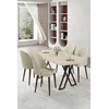 Hanah Home Trpezarijski set, 5 komada, Svetlozeleni