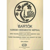 BARTOK : note DREI VOLKSLIEDER