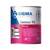 POKRIVNA BARVA ZA LES KOVINO SIGMA CONTOUR PU GLOSS 1l BELA | Topdom