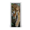 tulup.si Nalepka na vratih Tiger na drevesu 95x205 cm