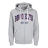 JACK & JONES Jopa na zadrgo Bradley temno modra/pegasto siva/rdeča