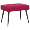 Vidaxl Klop s gumbnim oblazinjenjem Vinorodna rdeča 60 x 40 x 45 cm