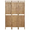 Greatstore Paravan 3-delni iz bambusa 120x180 cm