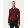 BOSS Polo majica Plisy  50536609 Bordo rdeča Regular Fit
