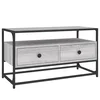 Vidaxl TV omarica siva sonoma 80x35x45 cm inženirski les