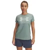 Under Armour RIVAL LOGO SS, ženska majica, zelena 1356305