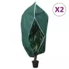 Navlake za biljke od flisa s patentom 2 kom 70 g/m2 1 x 1,55 m