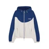 Bershka Prehodna jakna modra/bela