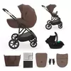 KINDERKRAFT KOLICA 3U1 PRIME 3 BROWN