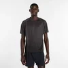 new balance Funkcionalna majica Viz-Tech Run antracit / črna
