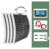 SupplySwap 2000W solarni sistem komplet, visoko učinkoviti solarni polnilec, trdna vodoodporna zasnova, 4 kosi s krmiljenjem, (5000202060)