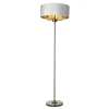 Endon 98935 - Podna lampa HIGHCLERE 3xE14/40W/230V bela/mesing