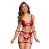 Cottelli Bondage Style Matter Look Set 2215349 Red L