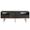 Hanah home TV Komoda Derin Crno-Mermer