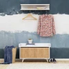 Hanah Home Cipelarnik 90x60??x35cm Hrast-Beli