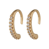 ELLI Uhani Earcuff, zlata