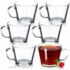 KADAX Kozarci z ročaji za čaj, kavo in pijače, komplet 6 kozarcev, 380 ml