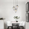 Opviq Luster Elmas-6296, 50 cm, 3xE27, Crni