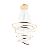 Azzardo AZ2921 - LED Zatemnitveni lestenec na vrvici WHEEL 6xLED/140W/230V
