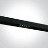 LINEARNA LED SVJETILJKA MAGNET 12W/48V/3000K/840lm CRNA