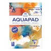 Clairfontaine blok Goldline Aqua, A5, 70 listni, 300 g, bel papir