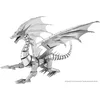 Metal Earth Kovinska Zemlja 3D sestavljanka: Srebrni zmaj ICONX