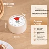 Ecoco Kuhinjski tajmer, 6,3x3,5x6,3cm, Krem