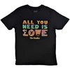 The Beatles Yellow Submarine All You Need Is Love Stacked Black L Majica