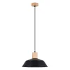Sollux SL.1322 - Luster na sajli FANO 1xE27/15W/230V prečnik 34 cm crna