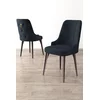 HANAH HOME Set 4 stolice Newa Anthracite Brown