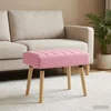 Bench z kanalnim oblazinjenjem Roza 60 x 40 x 45 cm Blago