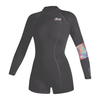 Mystic Obleka LUNAR 2-2 Longarm Shorty Backzip Women - 802 Dark Grey