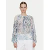 Guess Bluza W5GH60 W0WA2 Modra Regular Fit