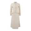 Trendyol Modest Ženska haljina Tctss26Eb00006, Krem