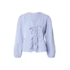 Hailys Bluza Lo44rana svetlo modra/bela