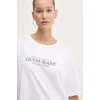 Bombažna kratka majica Guess Jeans ženska, bela barva, W4YI08 K8HM0