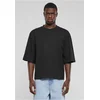 Mens T-shirt oversized Cropped black