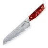 Santoku nož RESIN FUTURE 17 cm, rdeč, Dellinger