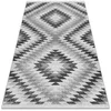 Decormat PVC podloga Sivi geometrijski vzorec 60x90 cm