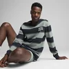 Mens Puma Class Striped Crew, Green, Size XL, Clothing