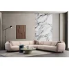 Atelier del Sofa Ugaona garnitura Pavia, 335x335x75 cm, Krem
